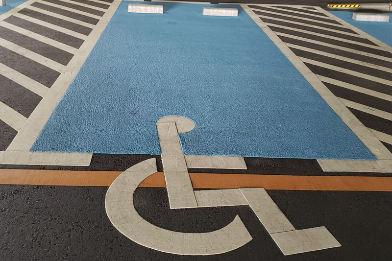 車いす用駐車エリア