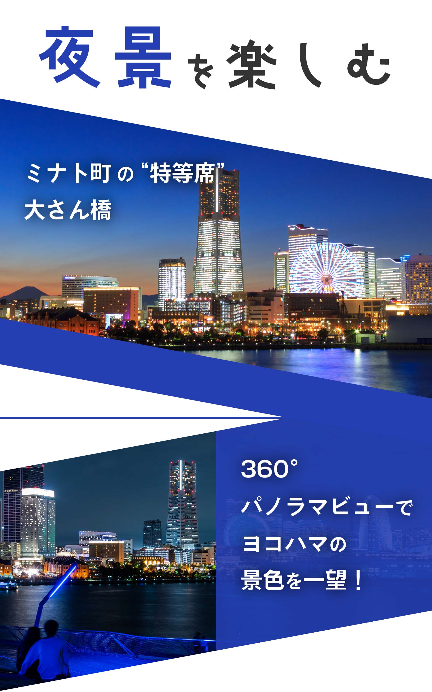 夜景を楽しむ ミナト町の“特等席”大さん橋　360°パノラマビューでヨコハマの景色を一望